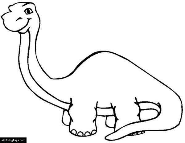 600x464 Drawn Dinosaur Brontosaurus - Brontosaurus Drawing