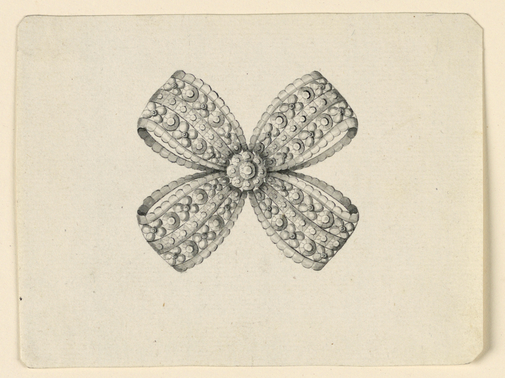 1024x767 drawing, design for a brooch, late century objects - Brooch Drawing