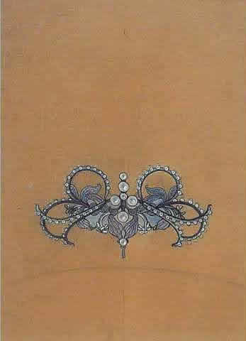 347x480 rene lalique pendant - Brooch Drawing