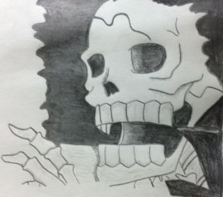 320x284 My Draw Of Brook Steemit - Brook Drawing