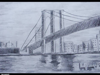 Brooklyn Bridge Drawing at PaintingValley.com | Explore collection of ...