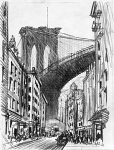 228x300 brooklyn bridge drawings fine art america - Brooklyn Bridge Drawing