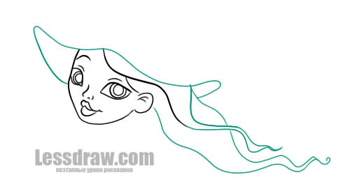 490x274 How To Draw A Witch On A Broomstick On Halloween - Broomstick Drawing