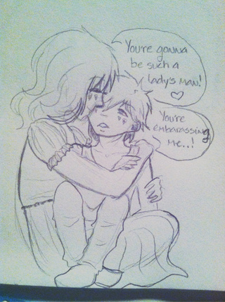 320x429 i know i already said goodnight but i needed brother sister - Brother And Sister Drawing