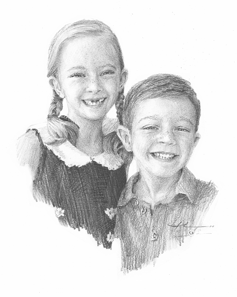 Brother And Sister Drawing at PaintingValley.com | Explore collection ...