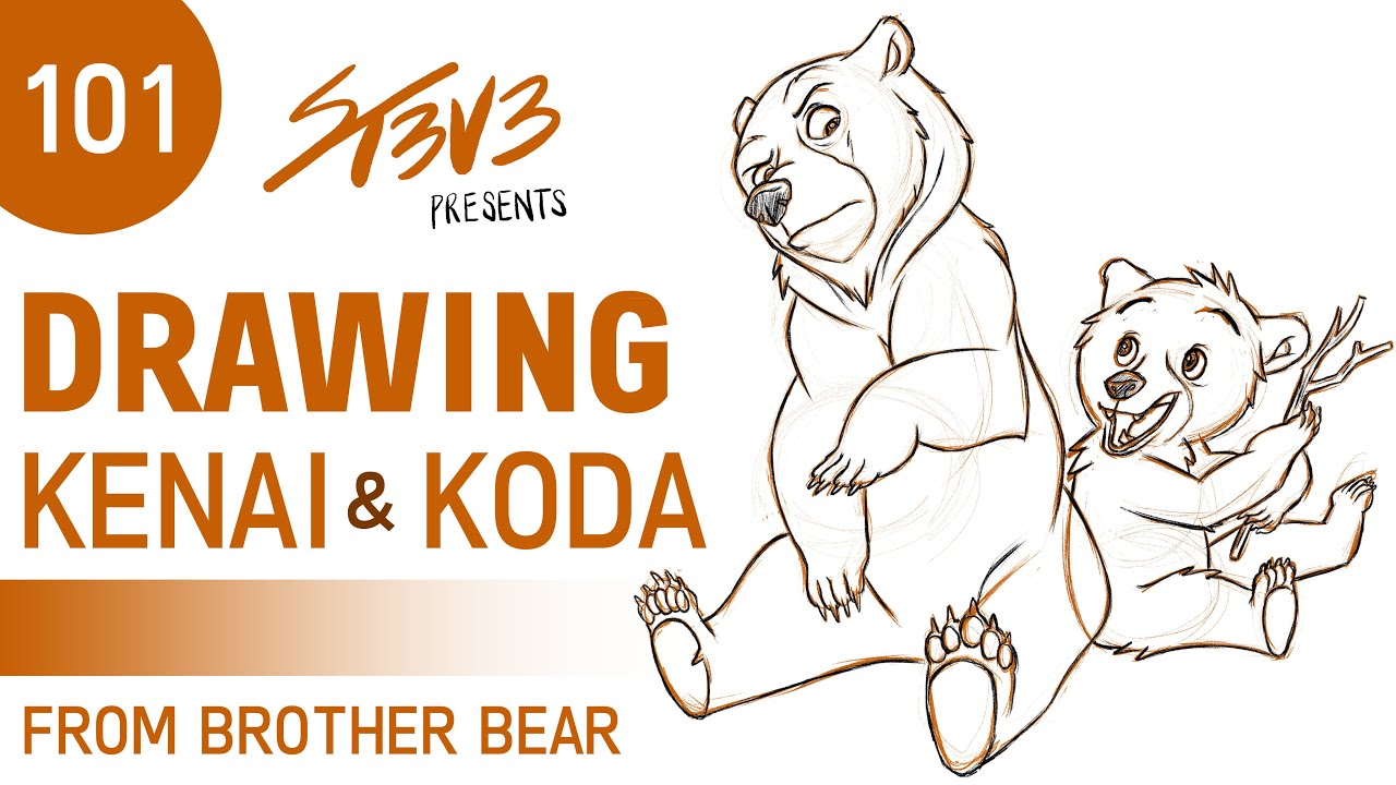 Brother Bear Drawing