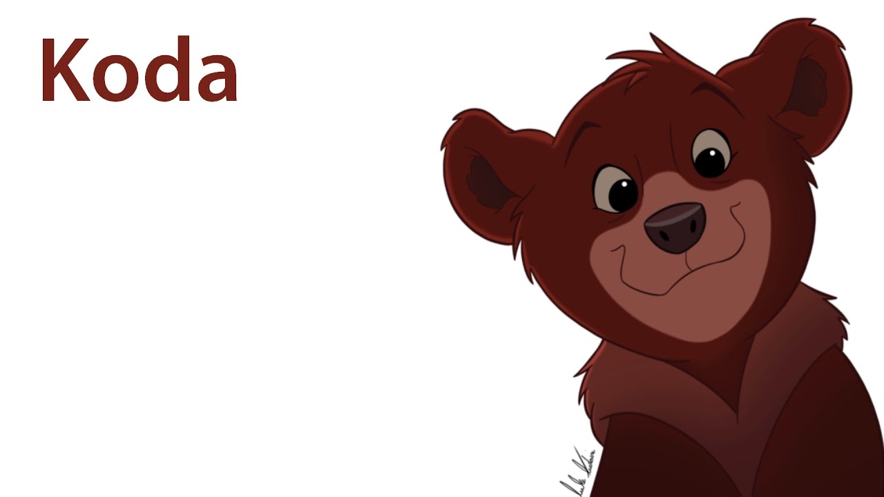 1280x720 drawing koda from brother bear - Brother Bear Drawing