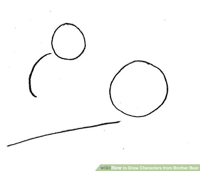 653x560 how to draw characters from brother bear steps - Brother Bear Drawing