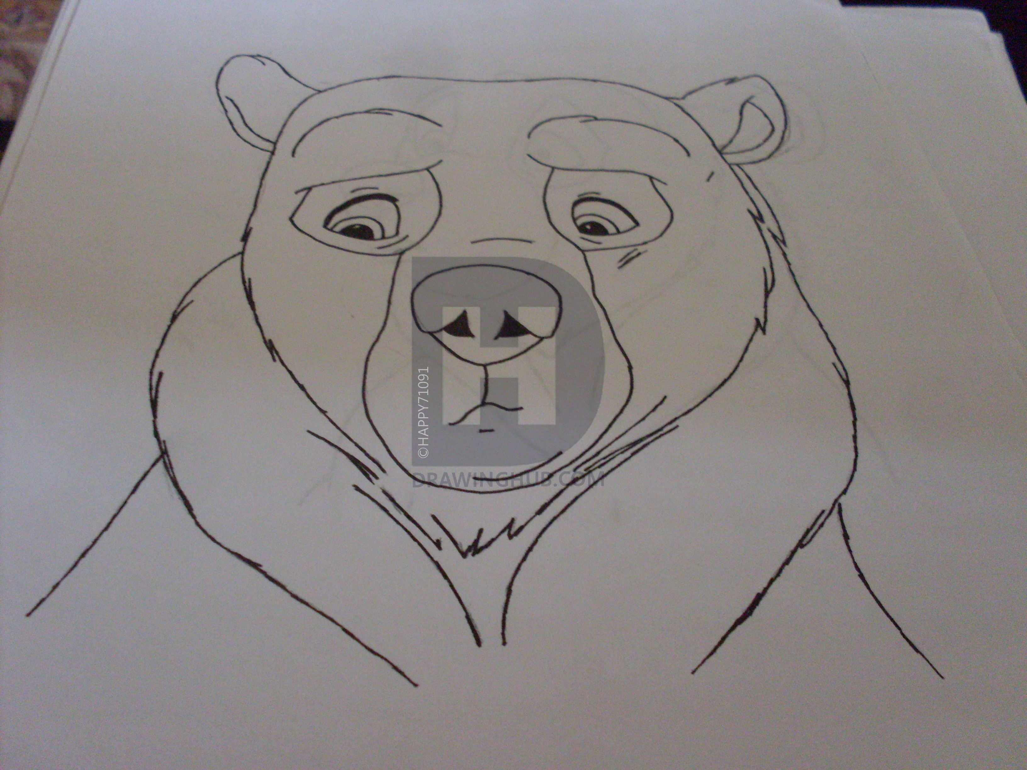 Brother Bear Drawing at PaintingValley.com | Explore collection of ...