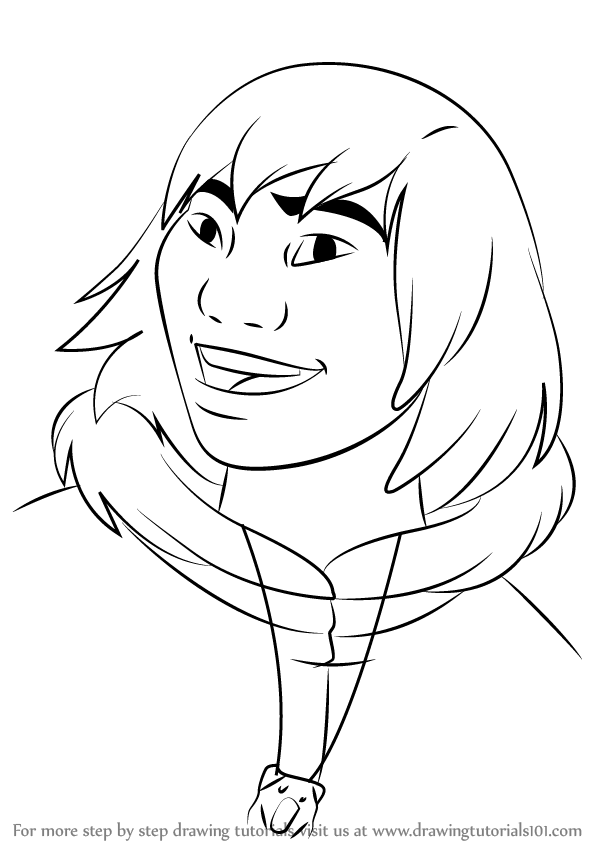 600x846 learn how to draw kenai from brother bear - Brother Bear Drawing