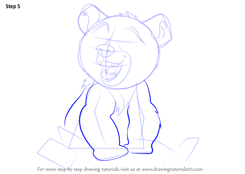 844x598 learn how to draw koda from brother bear - Brother Bear Drawing