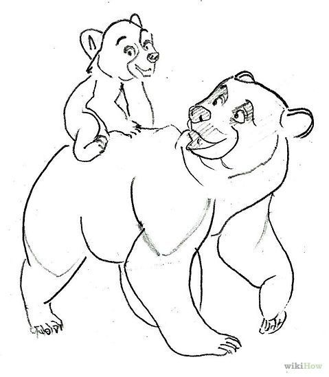 479x549 brother bear draw - Brother Bear Drawing