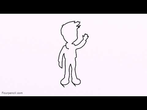 480x360 how to draw cartoon brother drawing step - Brother Drawing