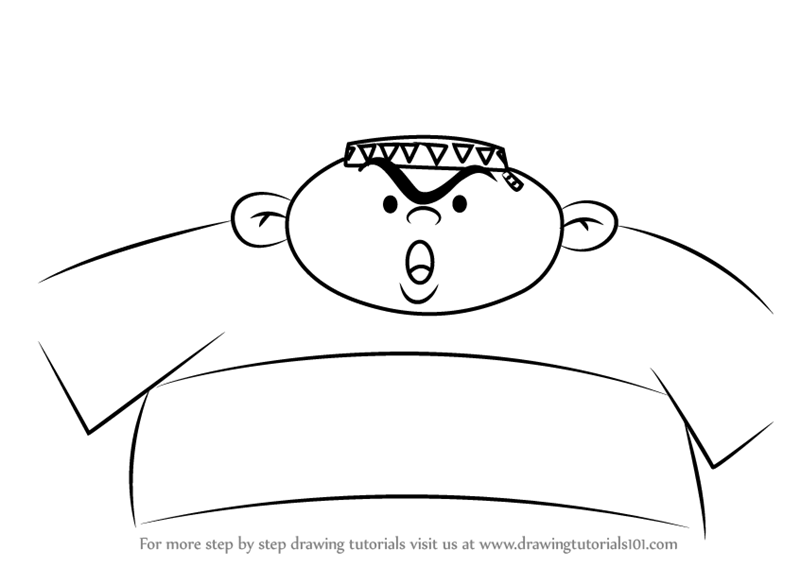 800x567 learn how to draw big brother from kids next door - Brother Drawing