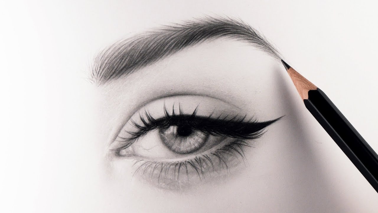 1280x720 how to draw realistic eyebrows - Brow Drawing