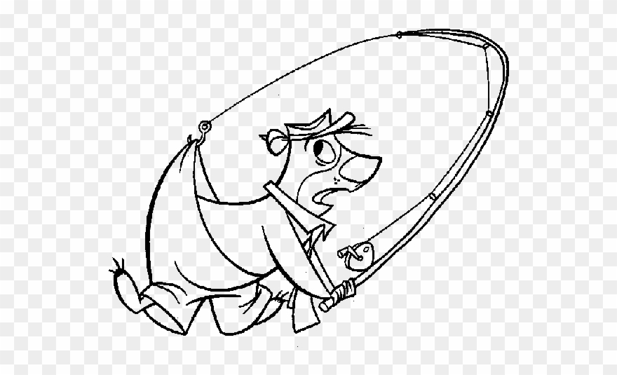 880x535 line art clipart brown bear coloring book - Brown Bear Line Drawing