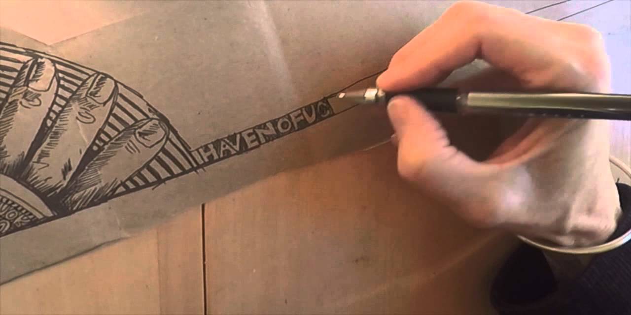 1280x640 drawing on a brown paper bag - Brown Paper Bag Drawing