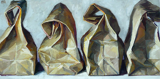 630x311 Paper Bags - Brown Paper Bag Drawing