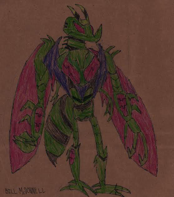 558x633 Waspinator Animated - Brown Paper Bag Drawing
