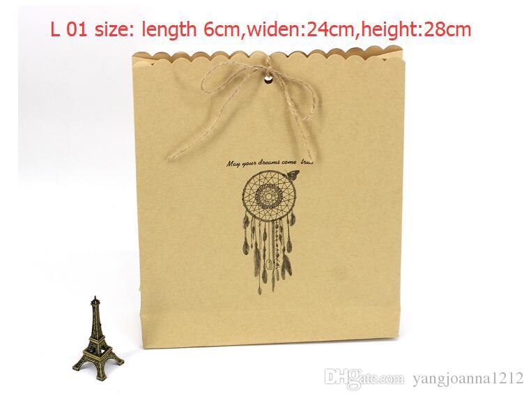 762x571 wholesale brown paper bag for dream catcher birthday gift bag high - Brown Paper Bag Drawing