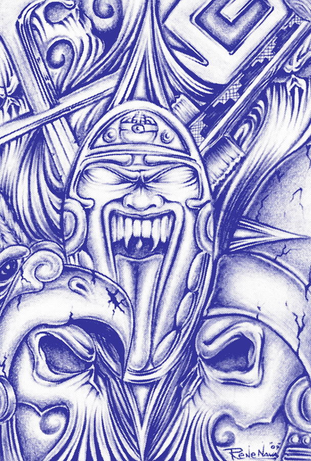 608x900 Twisted Conquest Drawing - Brown Pride Drawings