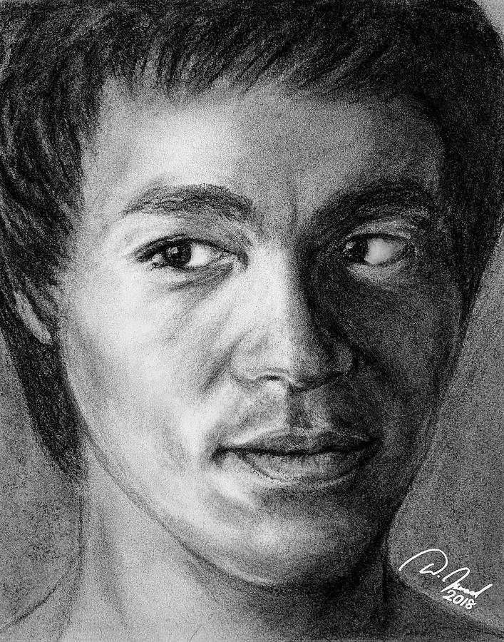 707x900 bruce lee drawing - Bruce Lee Drawing