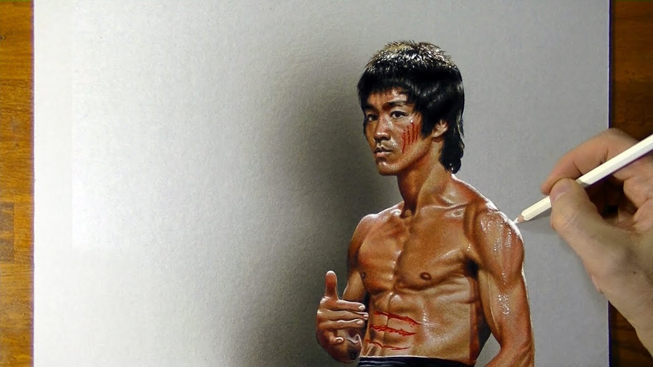 1280x720 drawing bruce lee - Bruce Lee Drawing