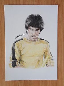 225x300 original bruce lee pencil drawing ebay - Bruce Lee Drawing
