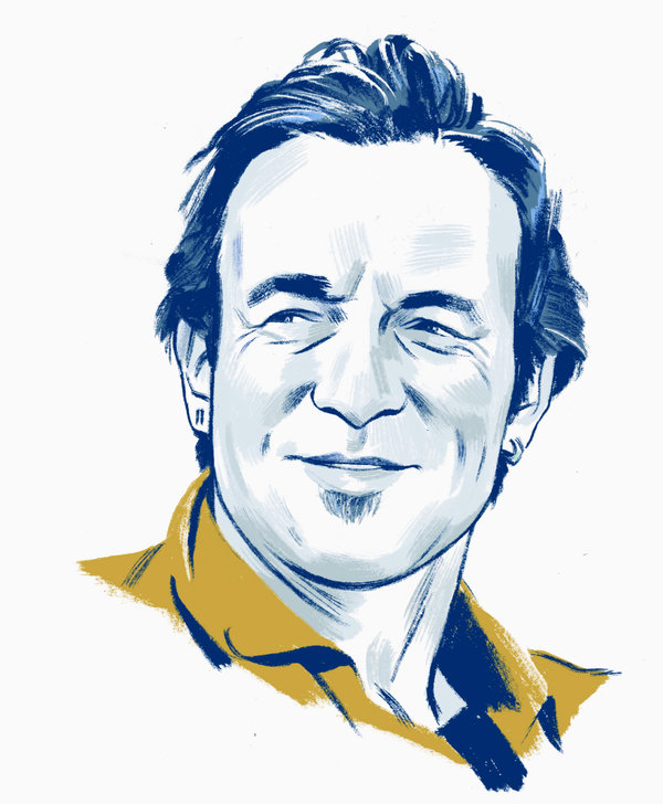 600x728 Bruce Springsteen - Bruce Springsteen Drawing
