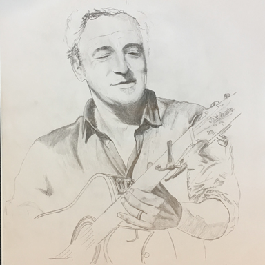 384x384 Bruce Springsteen Drawing Pdi Design - Bruce Springsteen Drawing