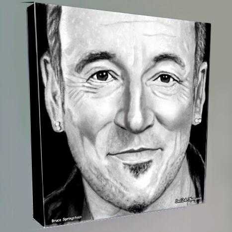 467x467 Bruce Springsteen The Face Of Music - Bruce Springsteen Drawing