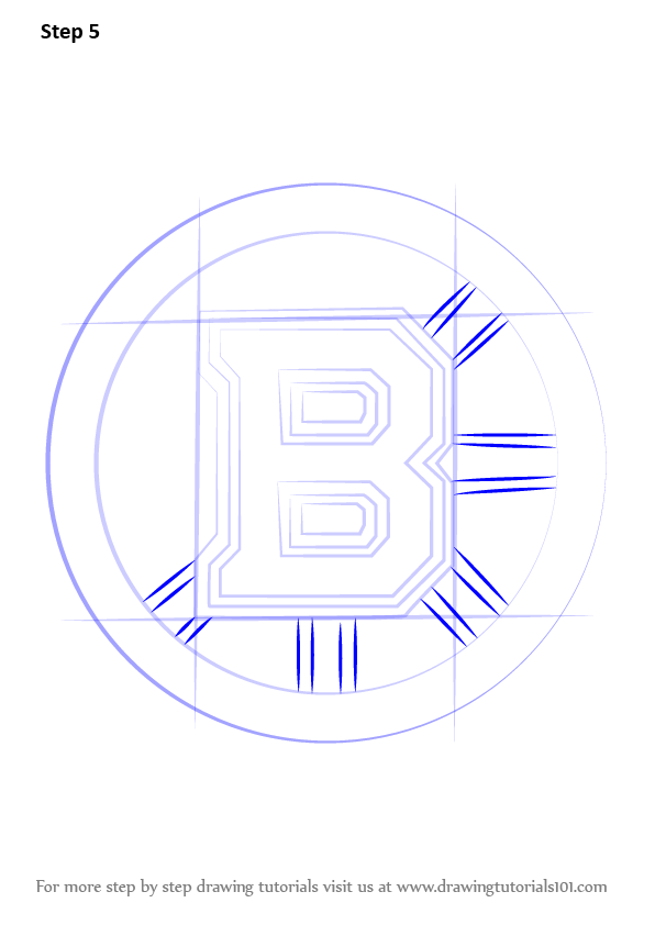 596x842 Learn How To Draw Boston Bruins Logo - Bruins Drawing