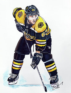 230x300 Boston Bruins Drawings Fine Art America - Bruins Drawing