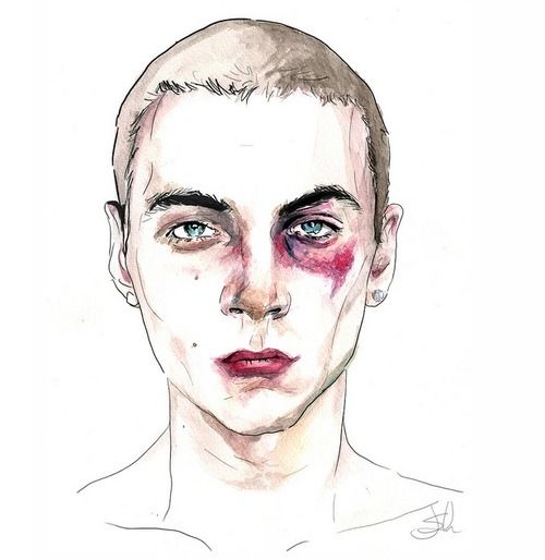 500x514 bruises art that i love art, illustration art, watercolor art - Bruise Drawing