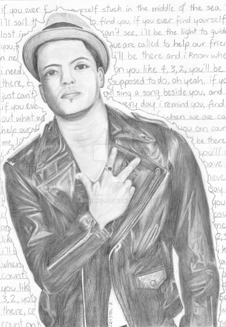 900x1305 bruno mars drawing - Bruno Drawing