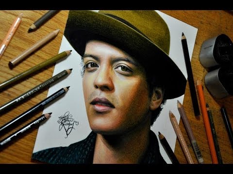 Карандаш время. Бруно Марс мери. Бруно рисовать. Bruno Mars рисунок ретро. Песня Бруно Марс рисованный.