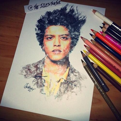 500x500 image about drawing in bruno mars - Bruno Drawing