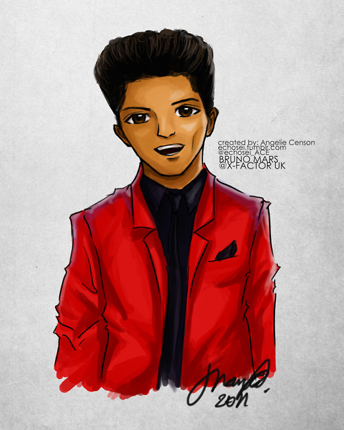 500x625 bruno mars wallpaper art - Bruno Mars Drawing