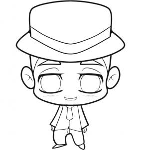 283x302 how to draw chibi bruno mars, step - Bruno Mars Drawing