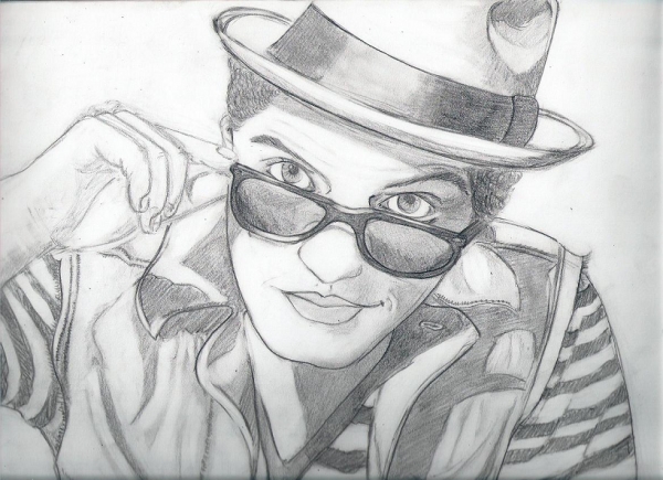 Bruno Mars Drawing at PaintingValley.com | Explore collection of Bruno