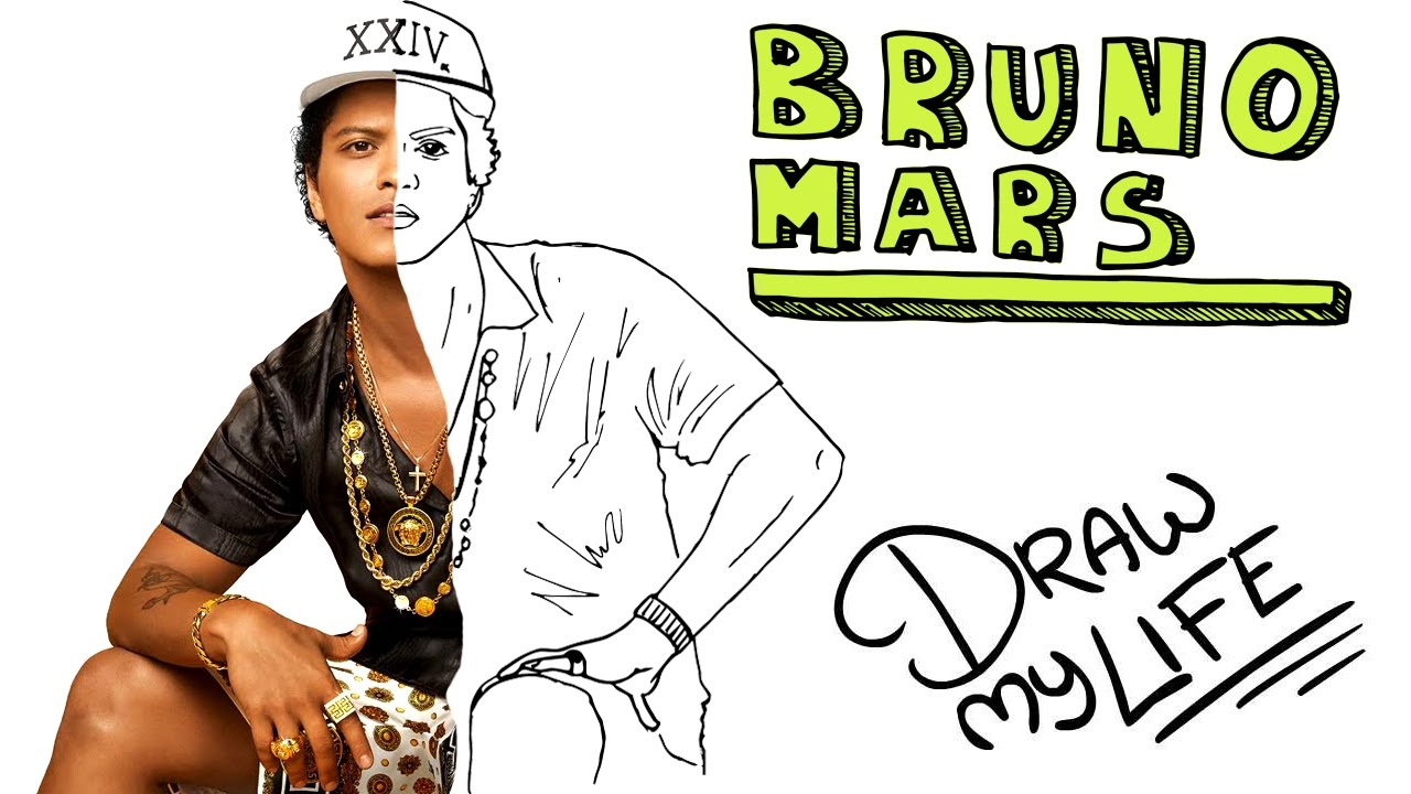 1280x720 bruno mars draw my life - Bruno Mars Drawing