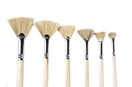 425x283 fan brush painting piece professional drawing - Brush Drawing