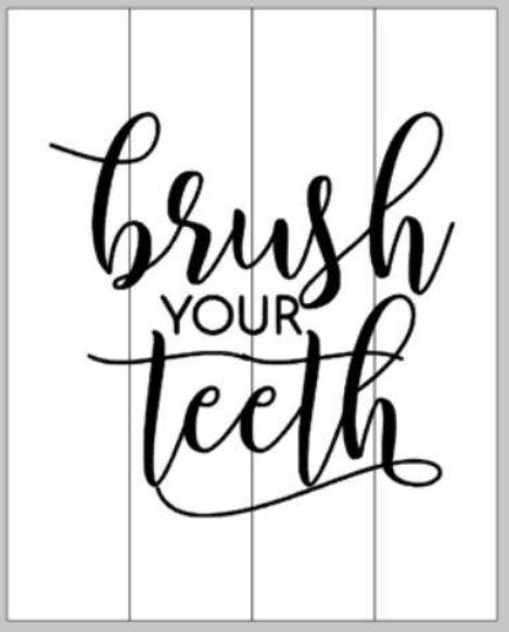 469x582 brush your teeth cursive pallets - Brush Your Teeth Drawing