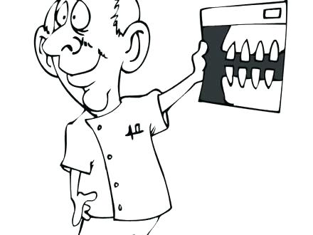 440x330 Coloring Pages For Adults Online Disney Free Brush Your Teeth - Brush Your Teeth Drawing