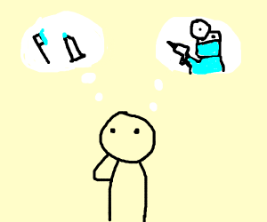 300x250 Go Brush Your Teeth Or Go To The Dentist! Drawing - Brush Your Teeth Drawing