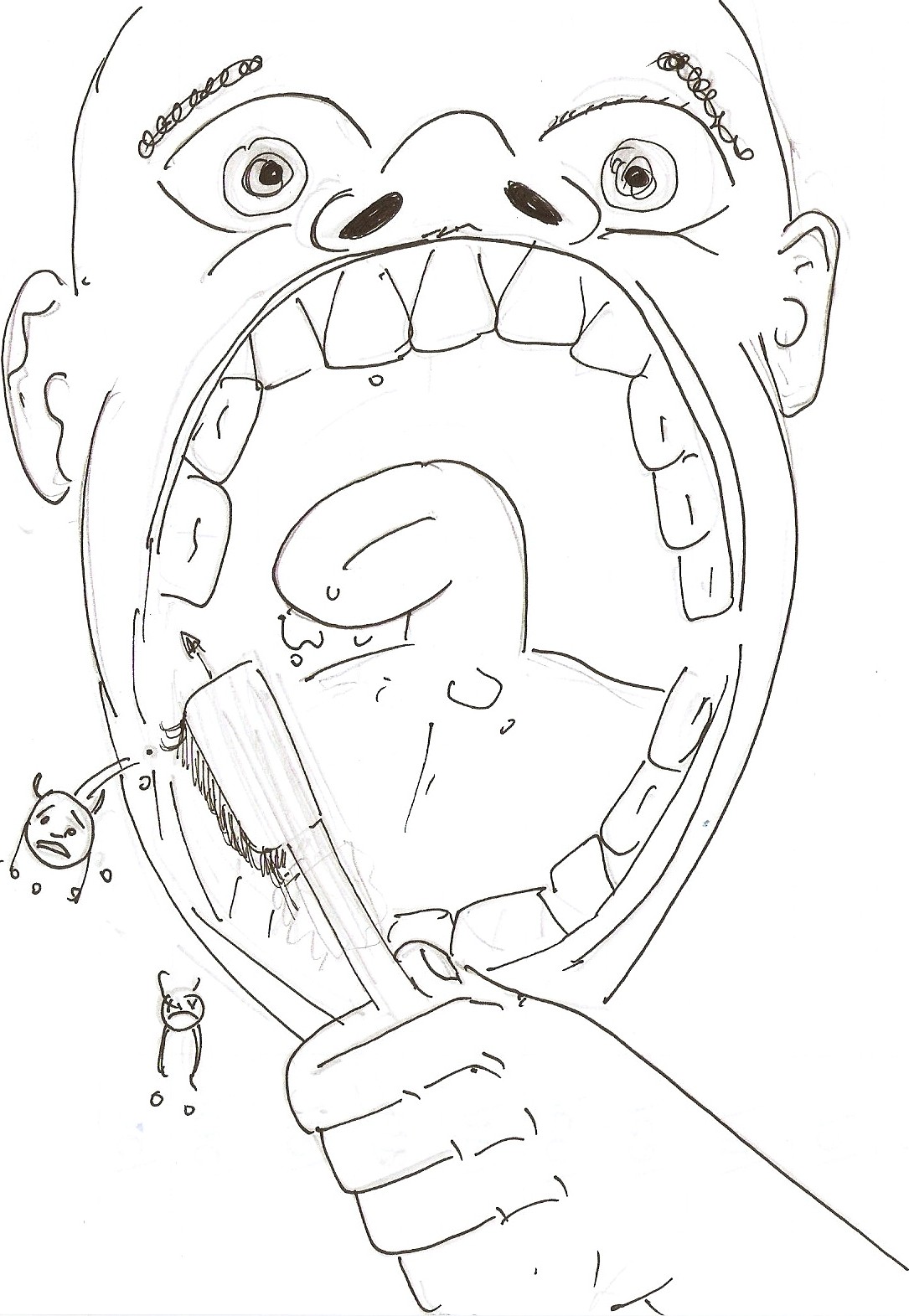 1085x1571 about the importance of brushing your teeth three times a day - Brush Your Teeth Drawing