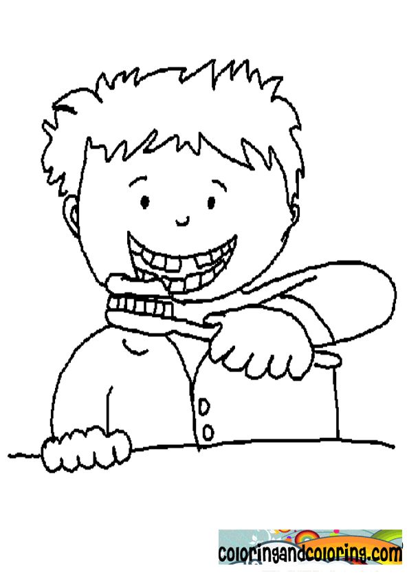 Brushing Teeth Drawing at Explore collection of