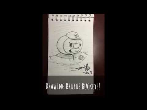 480x360 drawing brutus buckeye! - Brutus Buckeye Drawing