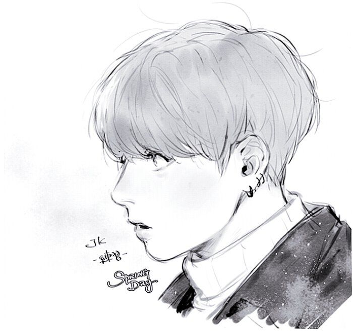 Bts Anime Drawing at PaintingValley.com | Explore collection of Bts