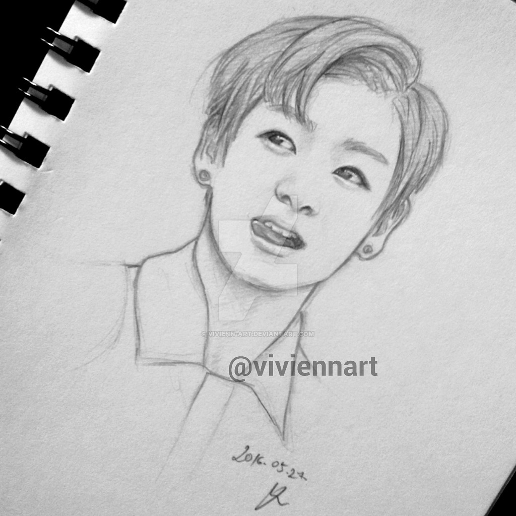 Pencil Sketch Jungkook Drawing Easy : Sketches art drawings drawings ...